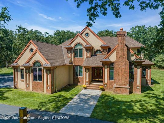 Backyard, Exterior, Facade, Brick Facade, Tudor Revival