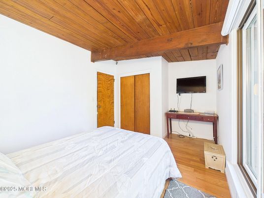 Bedroom, Interior, Wooden Beams, Wooden Ceilings, Wood Texture Flooring