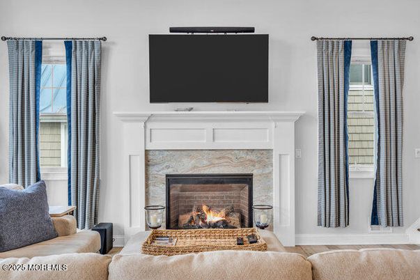 Fireplace, Interior, Living room, Wood Texture Flooring