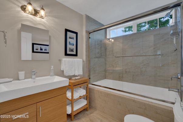 Bathroom, Glass Shower, Interior, Marble Walls