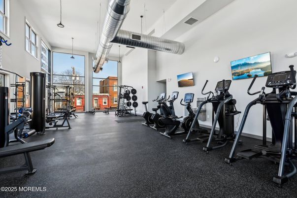 Fitness Equipment, Gym, Interior