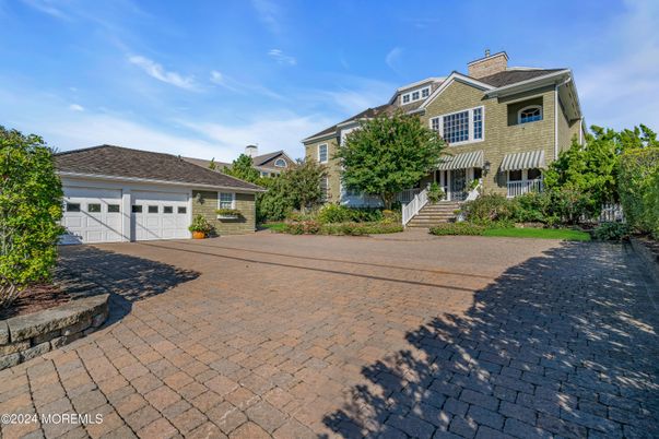 Attached, Detached Garage, Exterior, Facade, Mediterranean