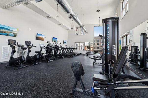 Fitness Equipment, Gym, Interior