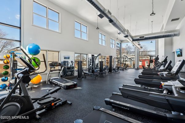 Fitness Equipment, Gym, Interior