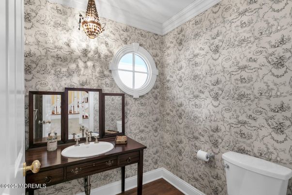 Bathroom, Interior, Wood Texture Flooring