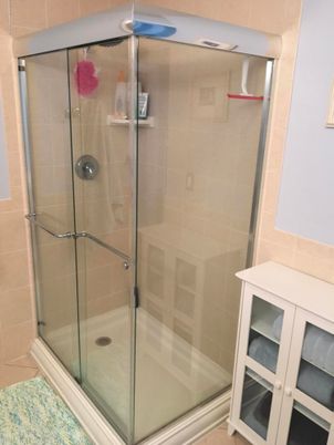 Bathroom, Glass Shower, Interior