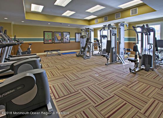 Fitness Equipment, Gym, Interior, Recessed Lighting