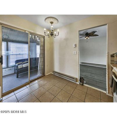 Chandelier, Empty room, Interior