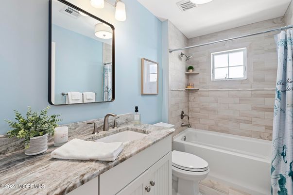 Bathroom, Interior, Wood Texture Flooring