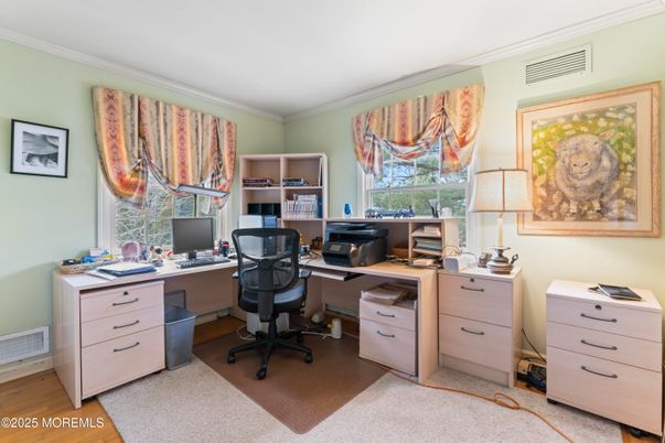 Home Office, Interior, Wood Texture Flooring