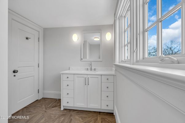 Bathroom, Interior, Wood Texture Flooring