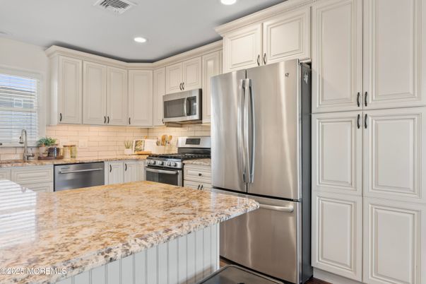 Interior, Kitchen, Recessed Lighting, Stainless Steel Appliances