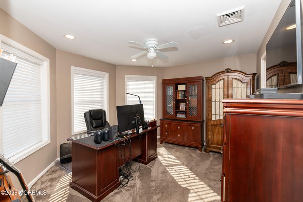 Home Office, Interior, Recessed Lighting