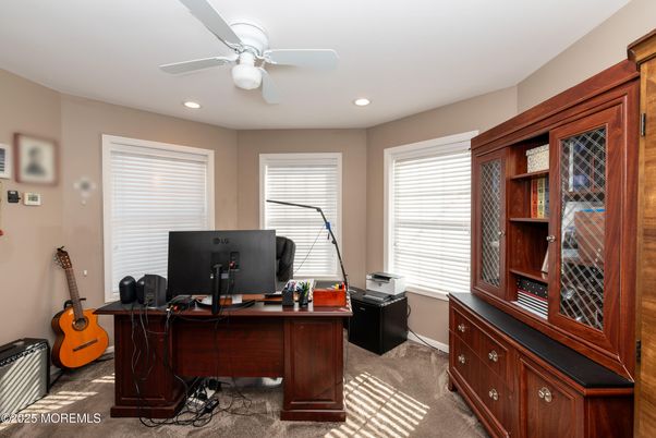 Home Office, Interior, Recessed Lighting