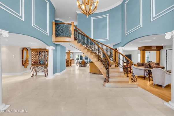Chandelier, Interior, Recessed Lighting, Wood Texture Flooring