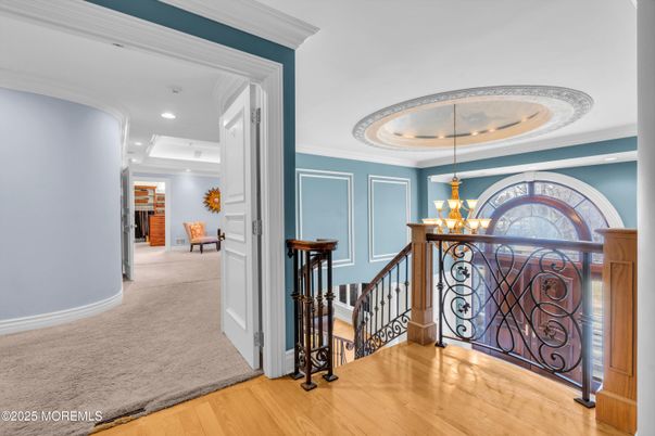 Chandelier, Interior, Recessed Lighting, Wood Texture Flooring