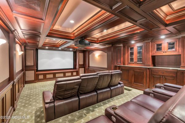 Home Theatre Room, Interior, Projection Screen, Recessed Lighting, Theatre Room