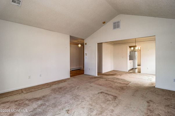 Chandelier, Empty room, Interior