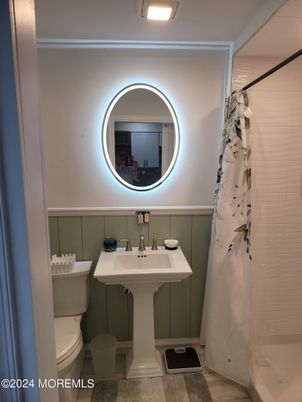 Bathroom, Interior, Wood Texture Flooring