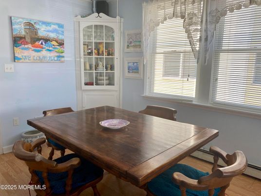Dining room, Interior, Wood Texture Flooring