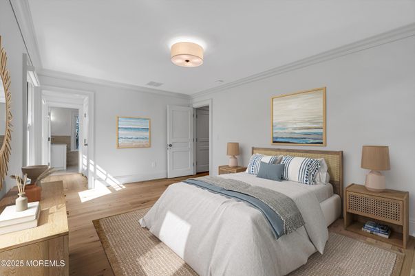 Bedroom, Interior, Wood Texture Flooring