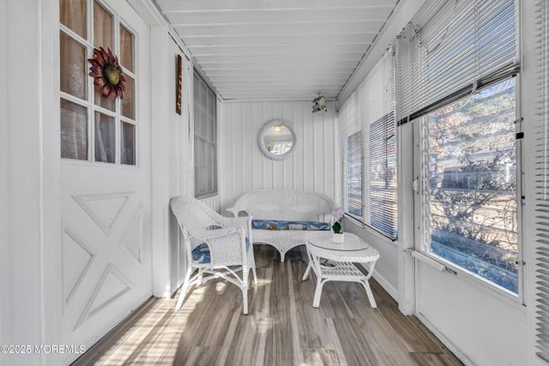 Interior, Sun Room, Wood Texture Flooring