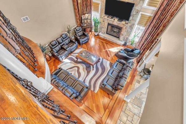 Fireplace, Interior, Living room, Wood Texture Flooring
