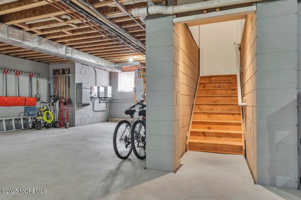 Fitness Equipment, Interior, Wooden Beams, Wooden Walls