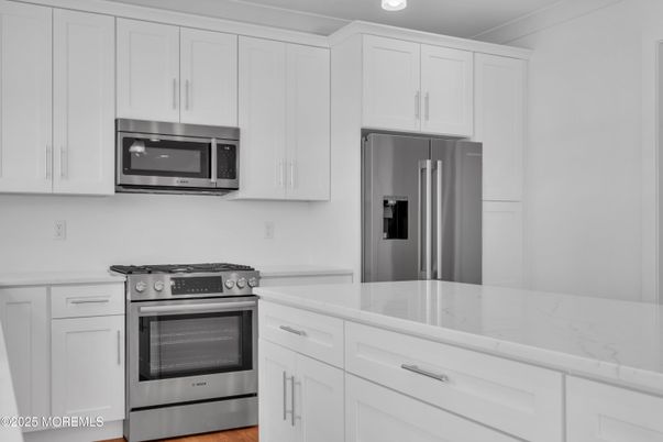 Interior, Kitchen, Recessed Lighting, Stainless Steel Appliances
