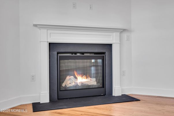 Fireplace, Interior, Wood Texture Flooring