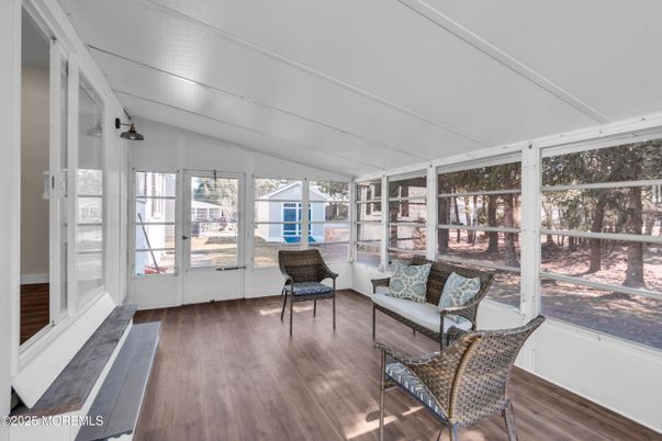 Interior, Sun Room, Wood Texture Flooring