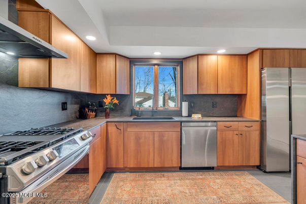 Interior, Kitchen, Recessed Lighting, Stainless Steel Appliances