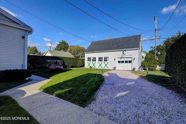 Backyard, Detached Garage, Exterior