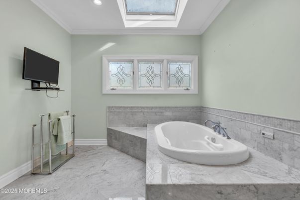 Bathroom, Interior, Marble, Recessed Lighting