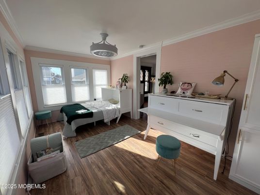 Bedroom, Interior, Wood Texture Flooring