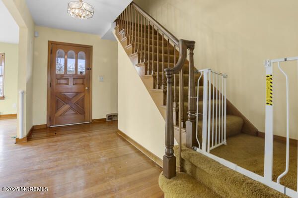 Chandelier, Interior, Wood Texture Flooring