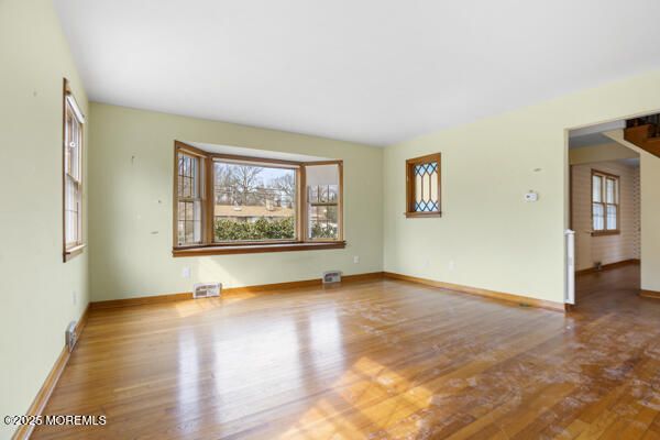 Empty room, Interior, Wood Texture Flooring