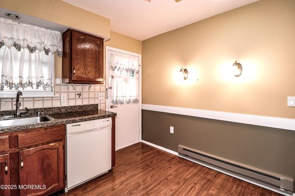 Interior, Kitchen, Wood Texture Flooring