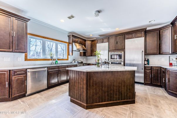 Interior, Kitchen, Recessed Lighting, Stainless Steel Appliances