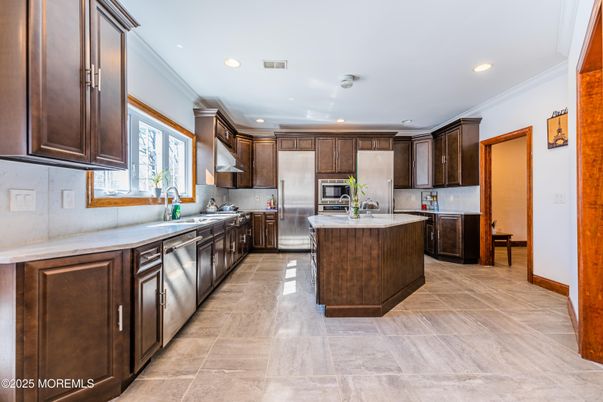 Interior, Kitchen, Recessed Lighting, Stainless Steel Appliances