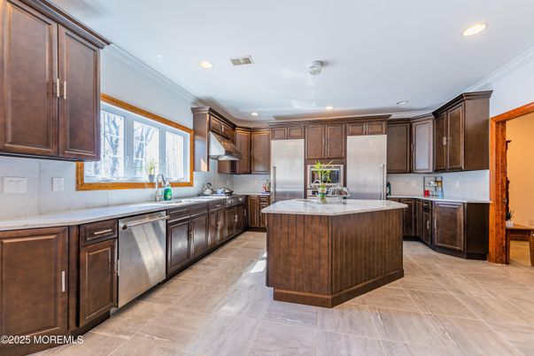 Interior, Kitchen, Recessed Lighting, Stainless Steel Appliances