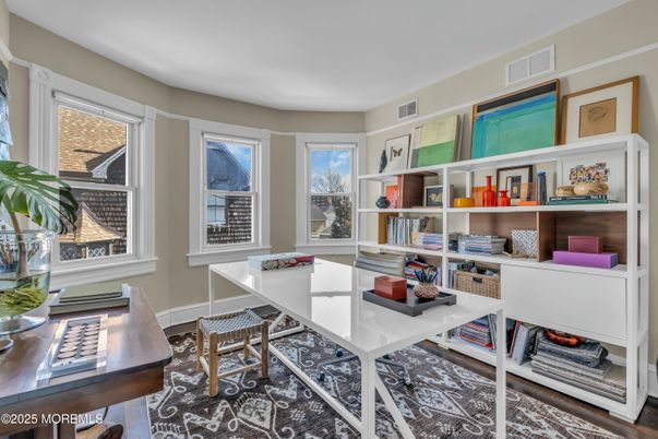 Home Office, Interior, Wood Texture Flooring