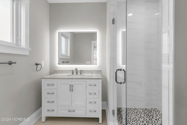 Bathroom, Glass Shower, Interior