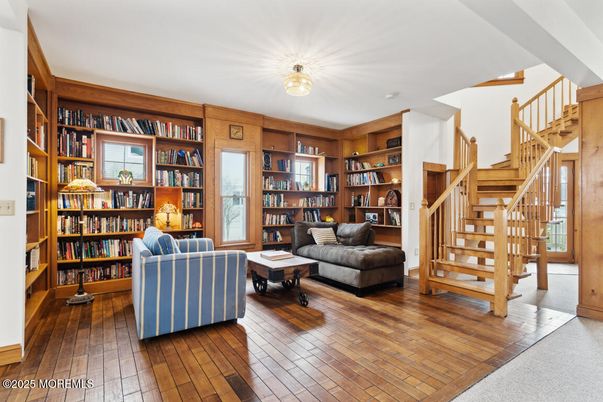 Interior, Living room, Wood Texture Flooring, Wooden Walls