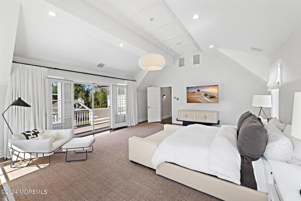 Bedroom, Interior, Pendant Lights, Recessed Lighting
