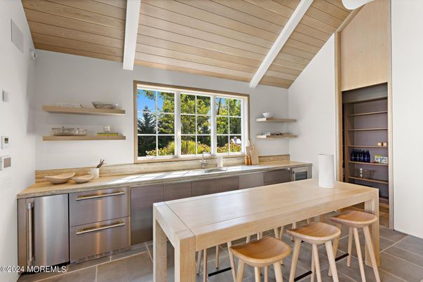 Interior, Kitchen, Wooden Ceilings