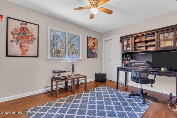 Home Office, Interior, Wood Texture Flooring