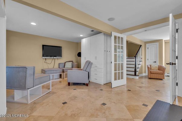 Interior, Living room, Recessed Lighting