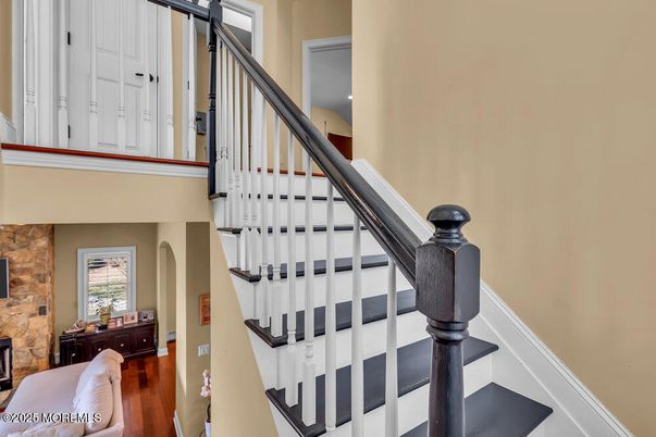Interior, Stone Walls, Wood Texture Flooring