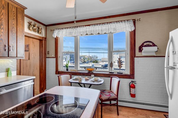 Dining room, Interior, Wood Texture Flooring